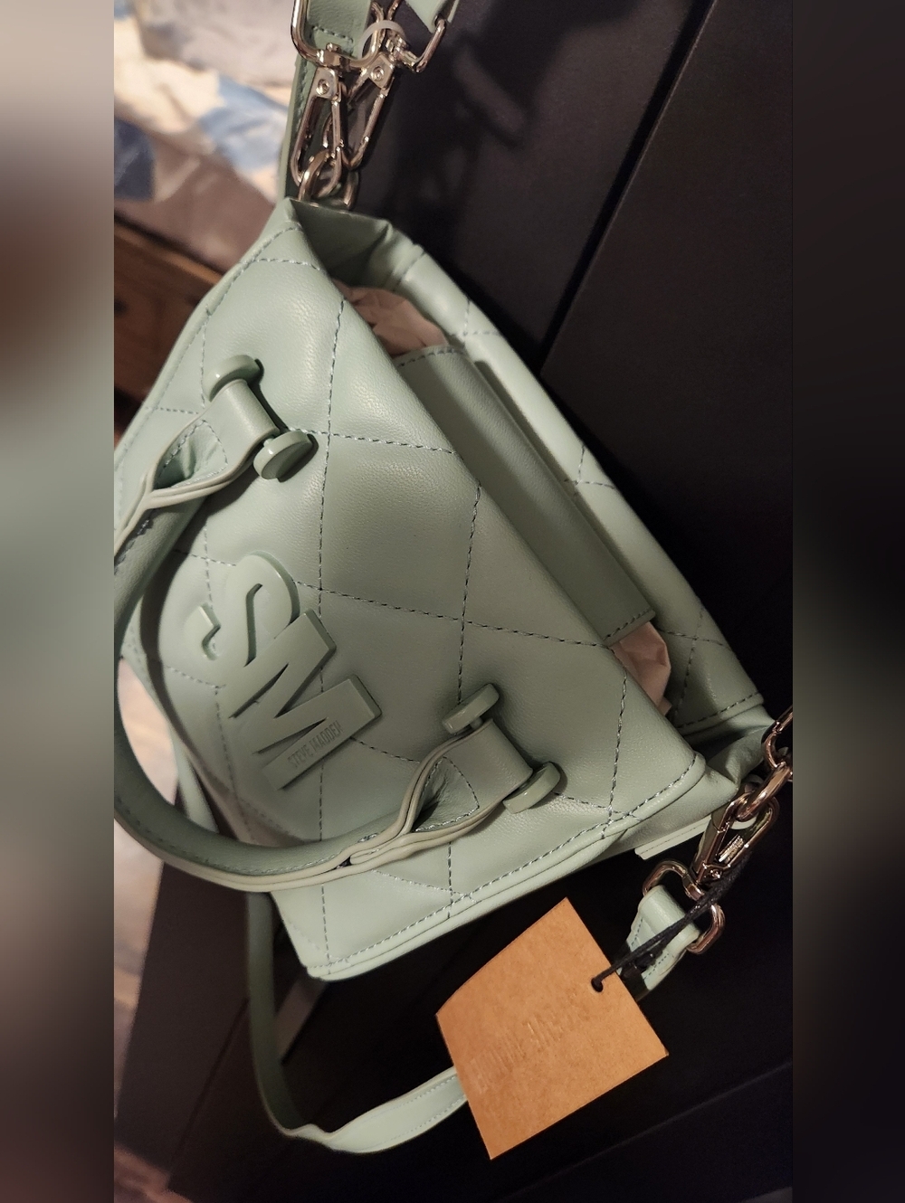 Steve Madden satchel cross body handbag - Picture 2 of 5